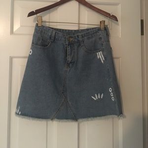Denim skirt