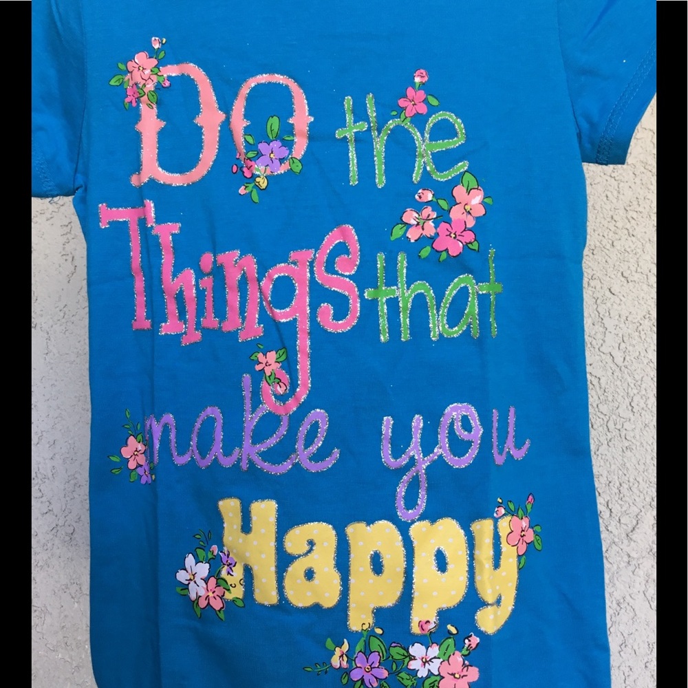 Girls’ Blue T-Shirt (Size S) - Picture 2 of 6