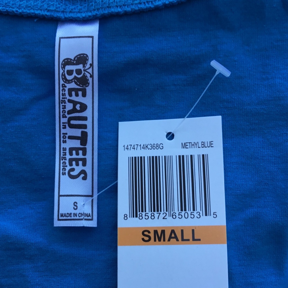 Girls’ Blue T-Shirt (Size S) - Picture 4 of 6