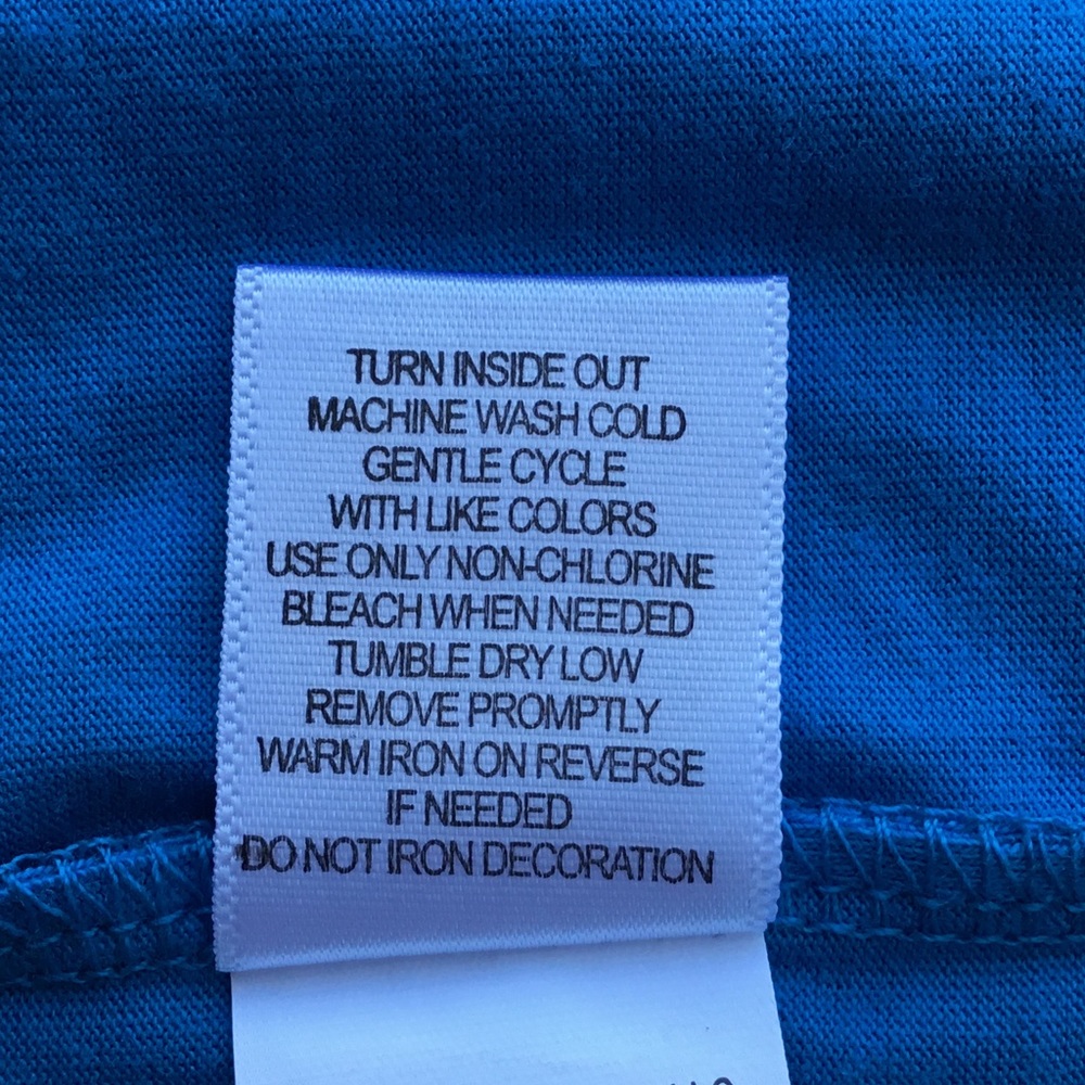 Girls’ Blue T-Shirt (Size S) - Picture 6 of 6