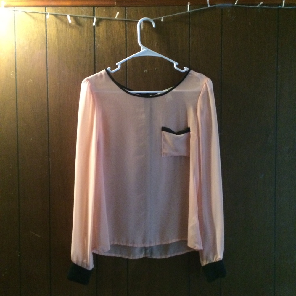 Chiffon See Through Blouse