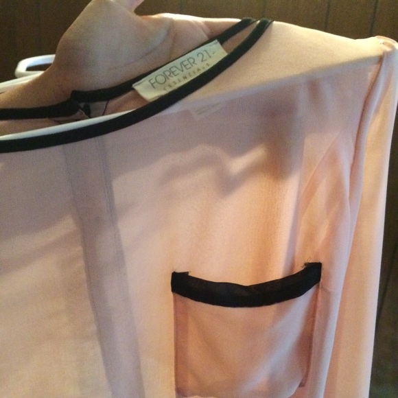 Chiffon See Through Blouse - Picture 3 of 3