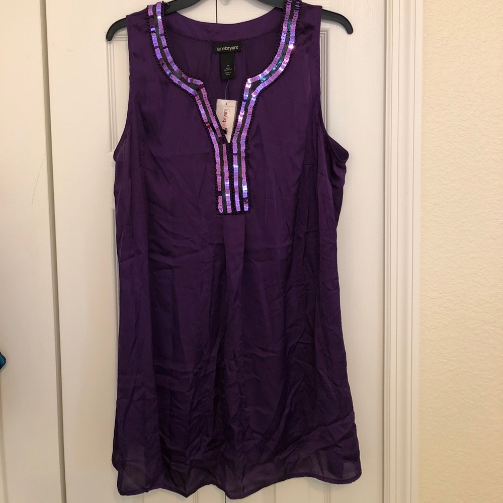 NWT Gorgeous Purple Top