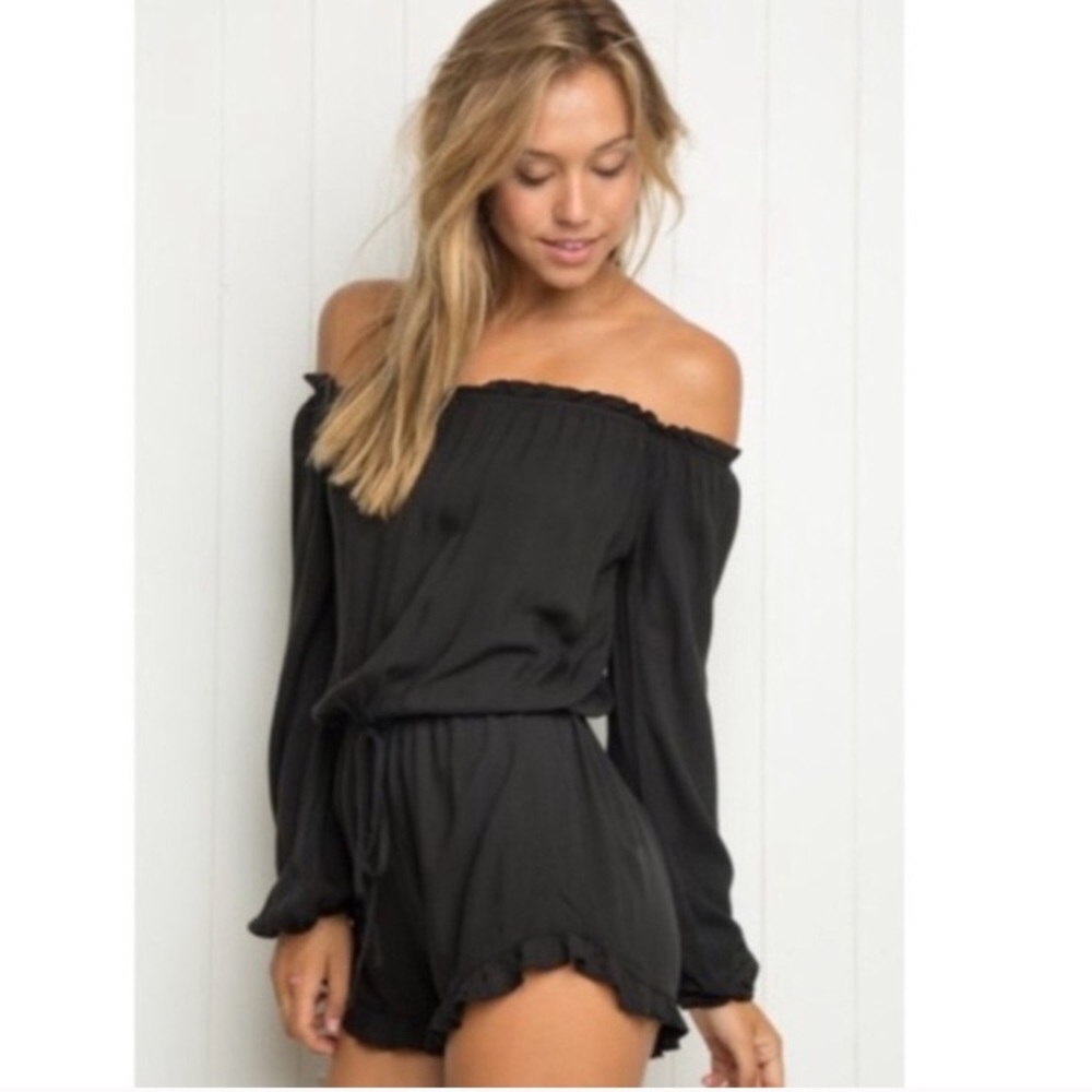 SOLD // Brandy Melville Black Romper