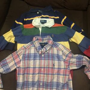 Kid's polo Ralph Lauren shirts sz 2T lot of 3
