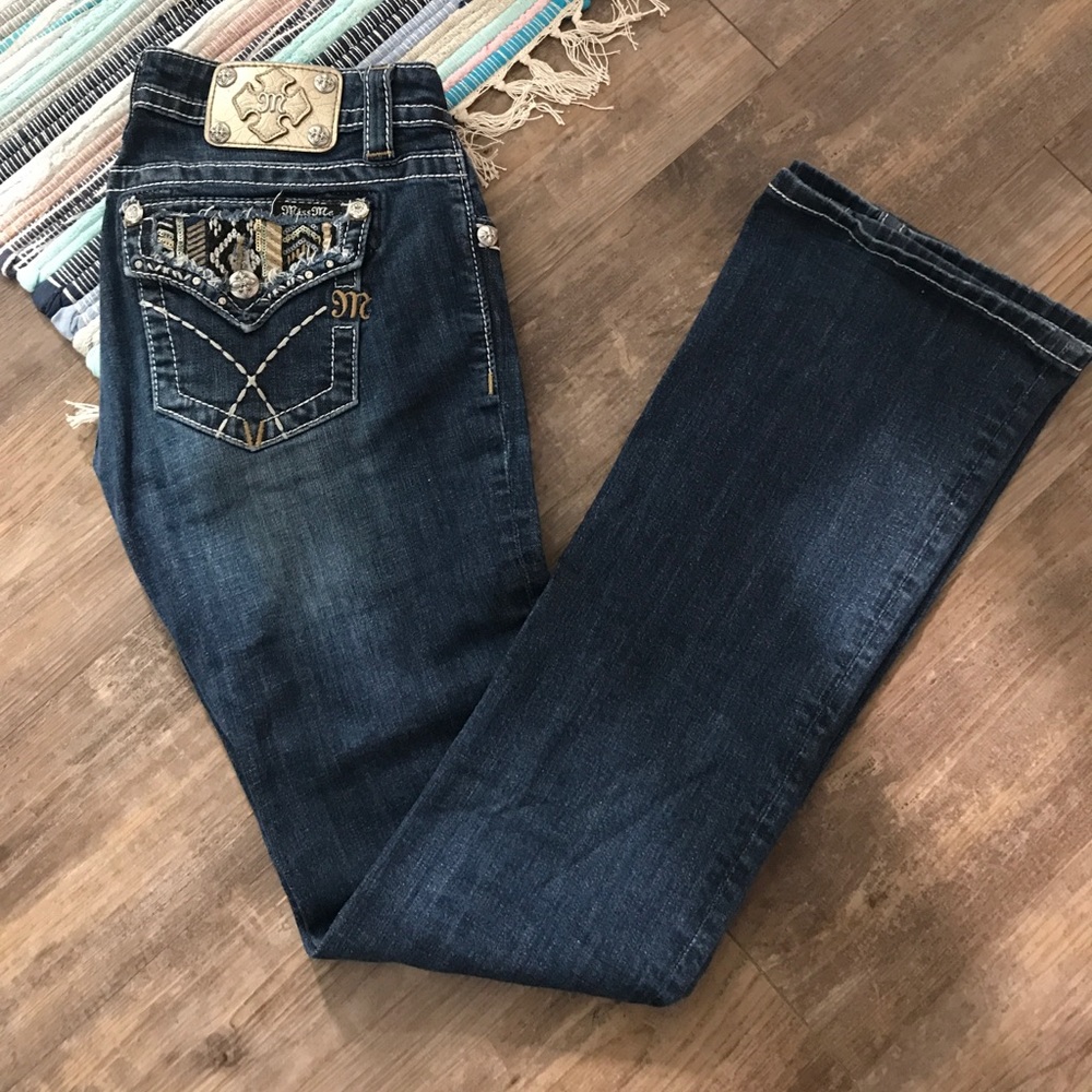 Miss Me signature boot cut jeans