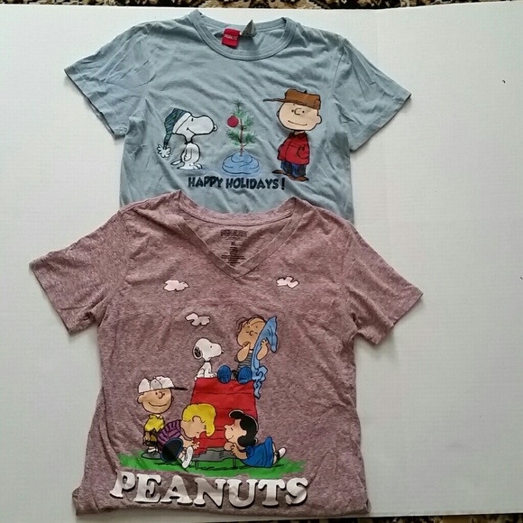 Peanuts Tops - Bundle of 2 PEANUTS Charlie Brown Tees