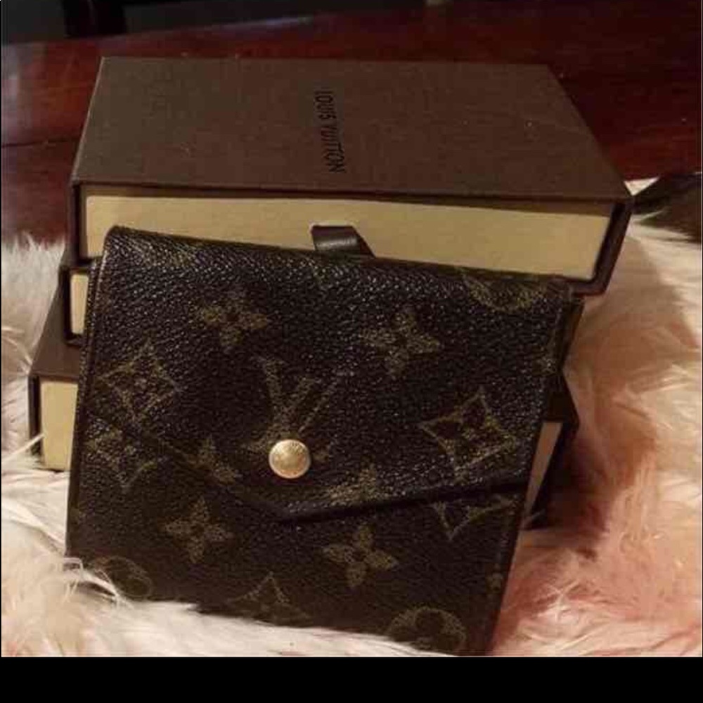 An authentic Louis Vuitton wallet