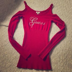 Red Guess Sweater