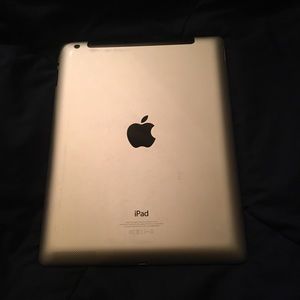 White IPad 4 with flappy bird app