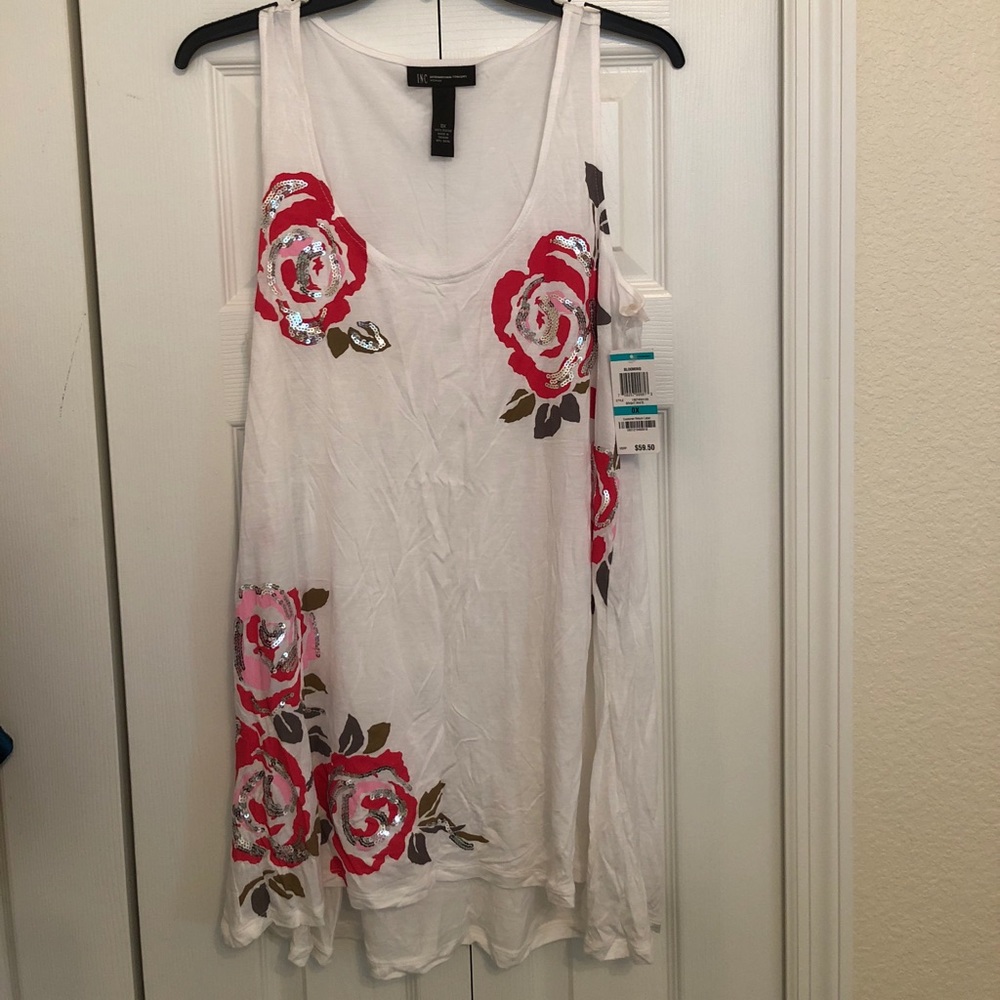 NWT fun, sparkly I•N•C blouse