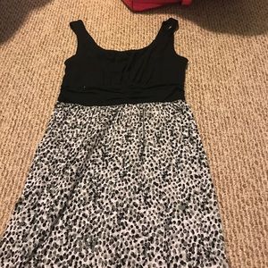 Black and white dress