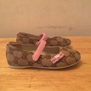 Girls Gucci Supreme Ballerinas