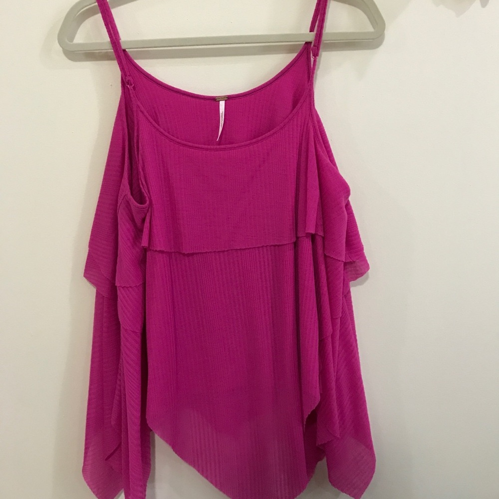 Free People fuchsia tank top