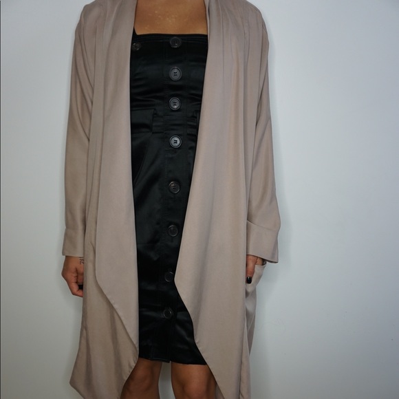 Zara Jackets & Blazers - Beige Overlay Jacket