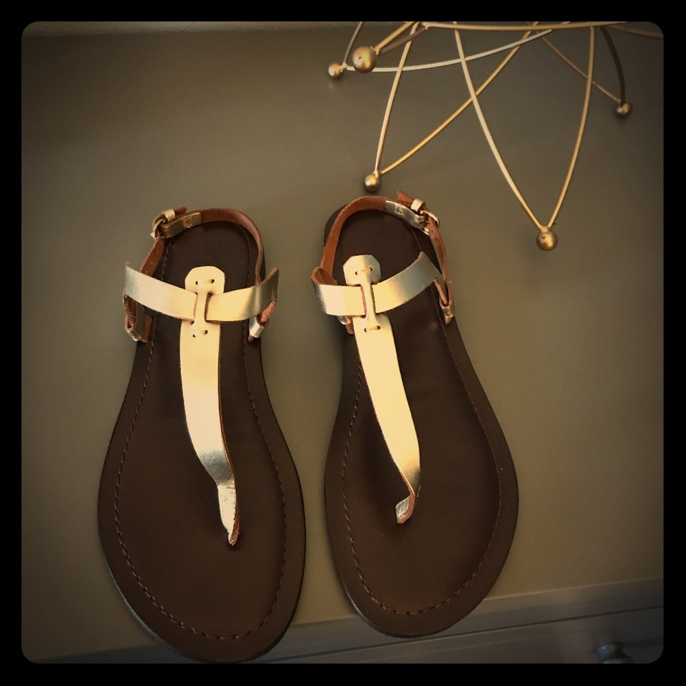 Matisse - Gold Leather Sandal