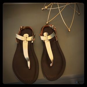 Matisse - Gold Leather Sandal