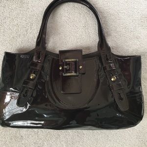 Authentic Stuart Weitzman patent leather purse.