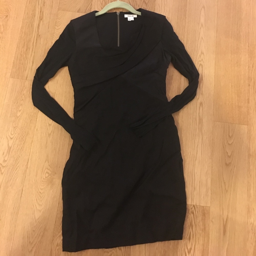HELMUT LANG NEW BLACK DRESS SIZE 2