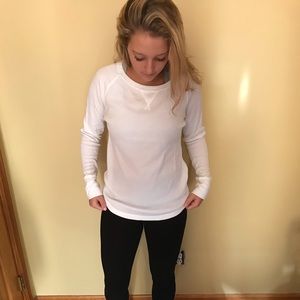White thermal shirt