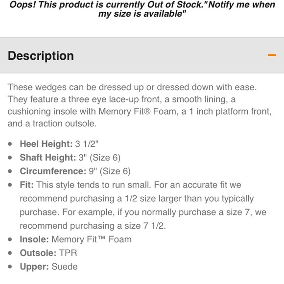 🍂Brown wedge ankle boots🍂 - Picture 8 of 8