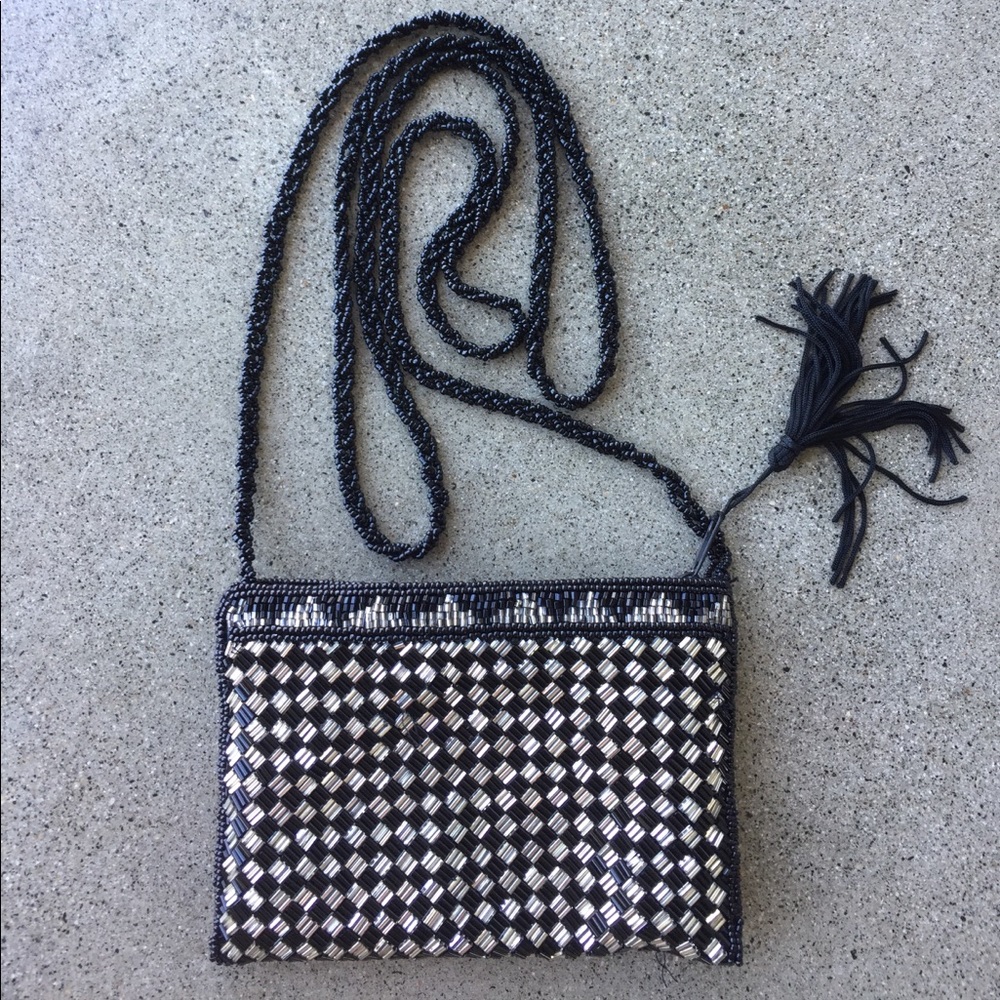 Beaded evening purse