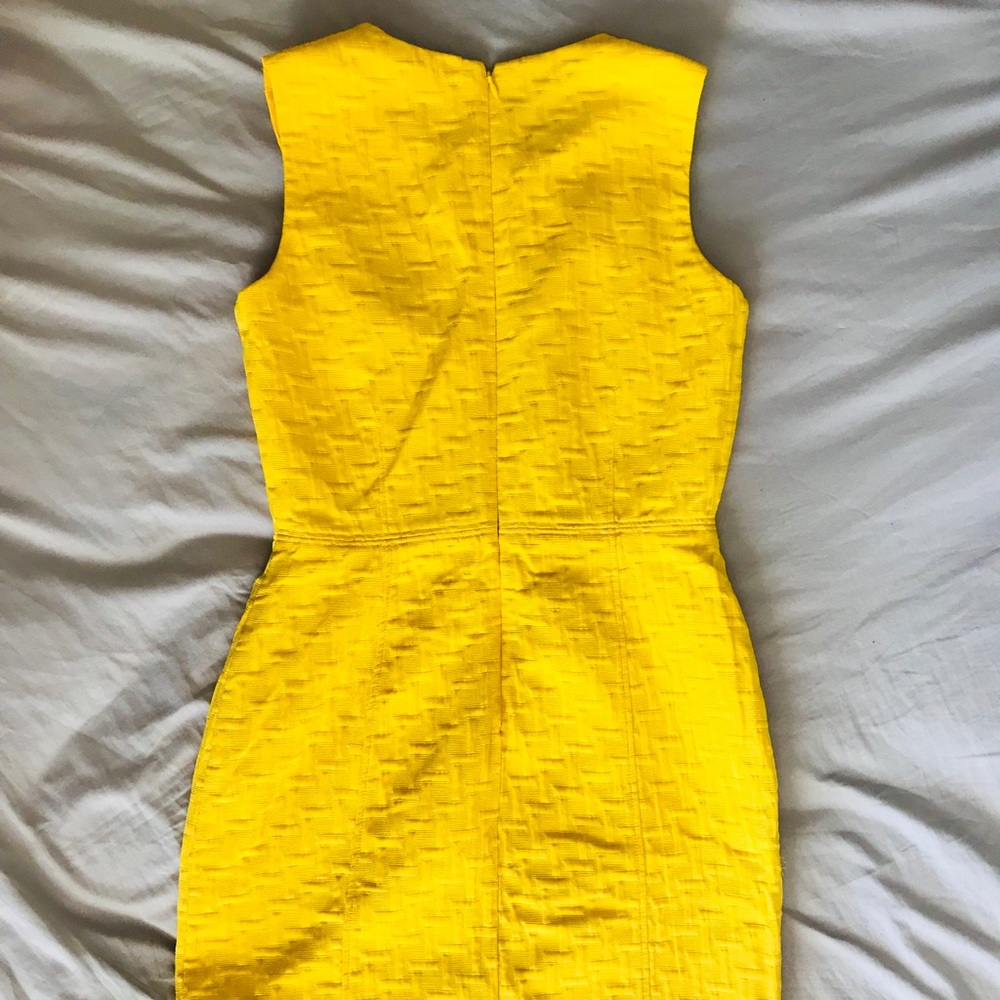 Banana republic yellow formal dress