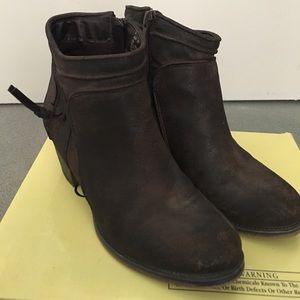 Cathy Jean Brown Ankle Boots