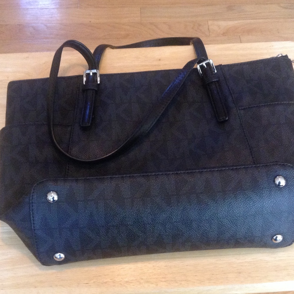 Black MK Tote Bag