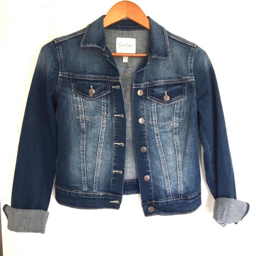 Cropped Denim Jean Jacket