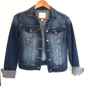 Cropped Denim Jean Jacket