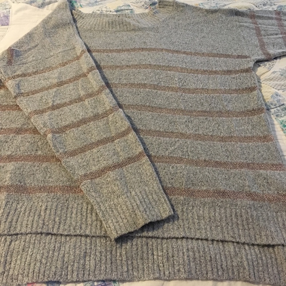 Lane Bryant sweater with metallic thread