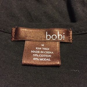 bobi Tops - Black V Neck Blouse bobi Tops - Black V Neck Blouse