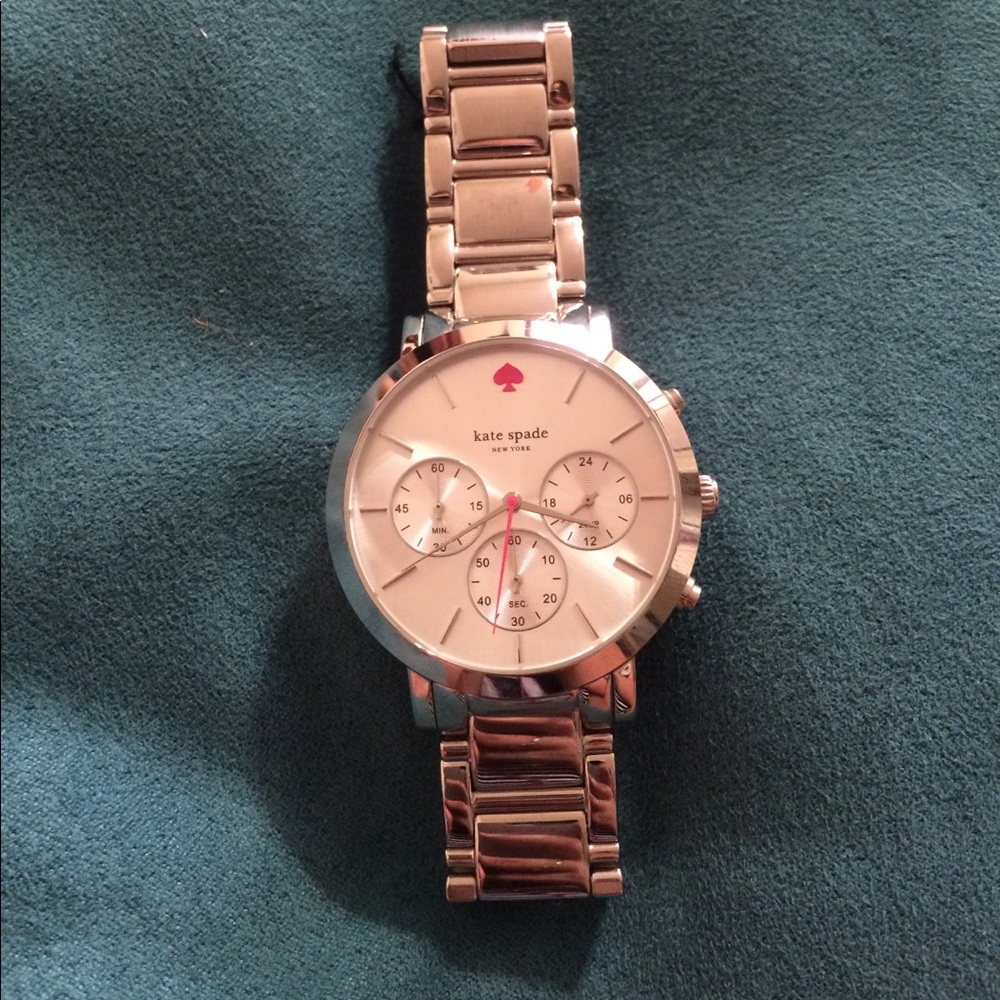 Silver metal Kate Spade watch