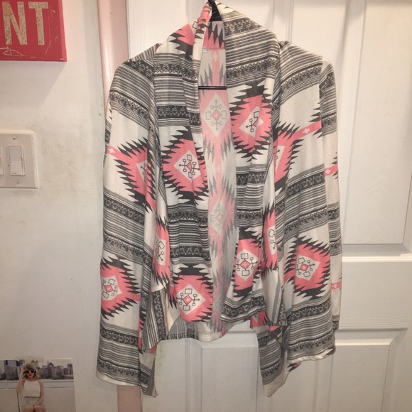 Aztec Cardigan Sweater - Picture 1 of 2