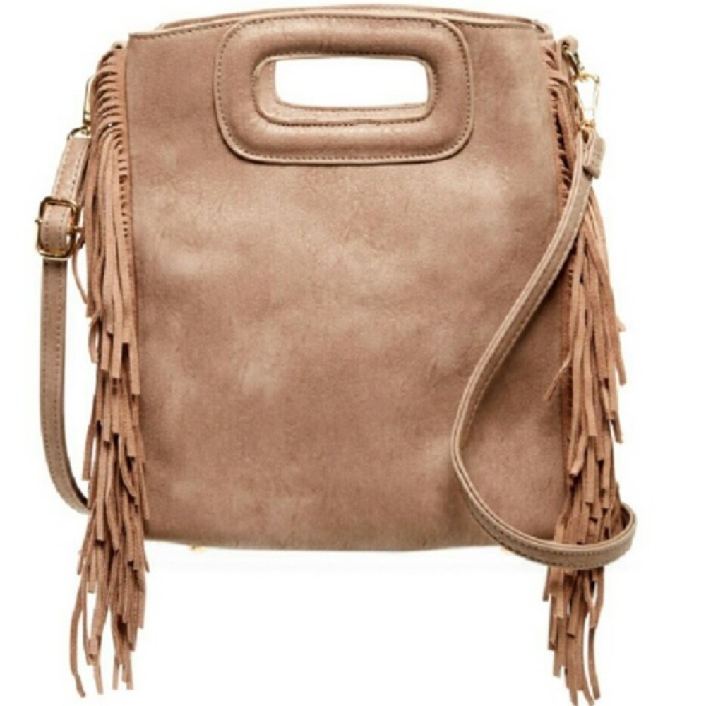 Honora Fringe Leather in Taupe ✨✨HOST PICK✨✨ - Picture 1 of 4