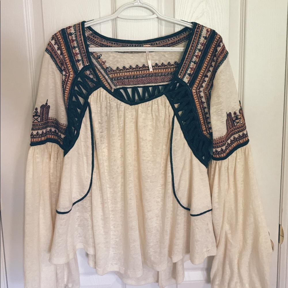 Free People Bohemian Top ☀️🍁