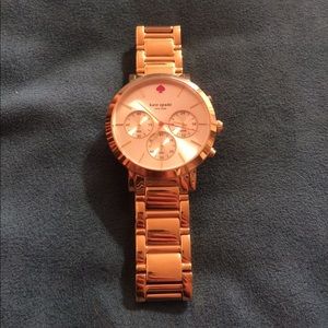 Gold metal Kate Spade watch