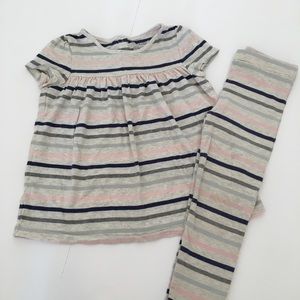 Girl's 2pc Tshirt and Leggings Playtime Favorites