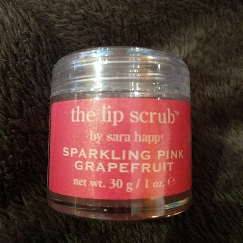 Sara Happ lip scrub sparkling pink grapefruit