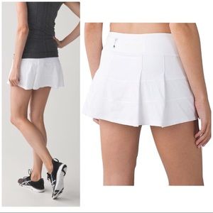 Pace Rival white skirt w/ shorts underneath