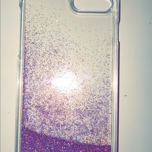 iPhone 6+/7+ moving glitter case