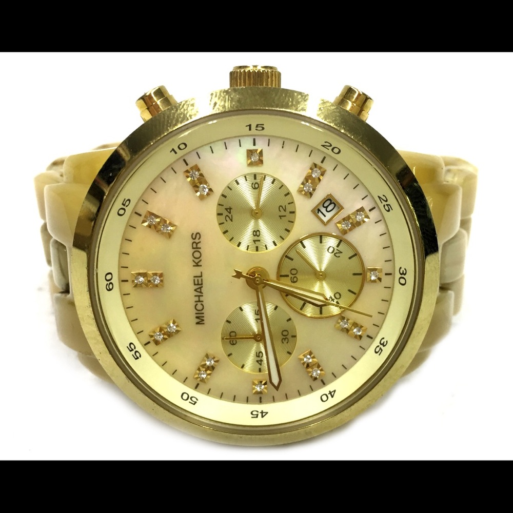 Michael Kors Jet Set Mother Of Pearl Watch MK5217