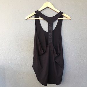 Black Nike elastica tank