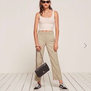 Reformation "work pants"