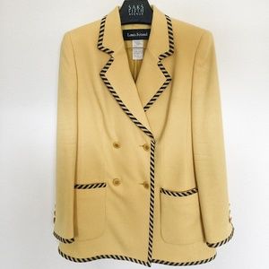 Louis Feraud Gold *2 PIECE* Skirt Suit size 12