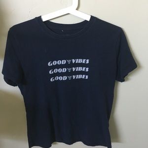 brandy melville good vibes tee