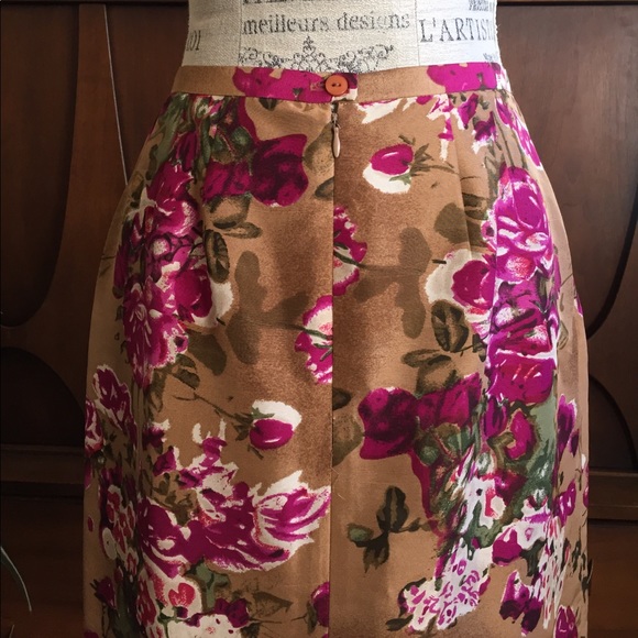 Nora Noh Vintage Silk Skirt  - Picture 4 of 7