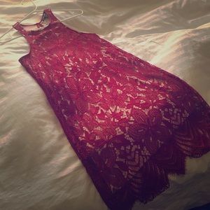 EXPRESS Lace Bodycon Dress!