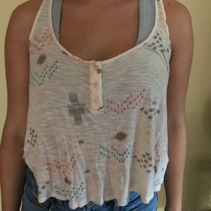 Kirra Aztec Print Tank Top